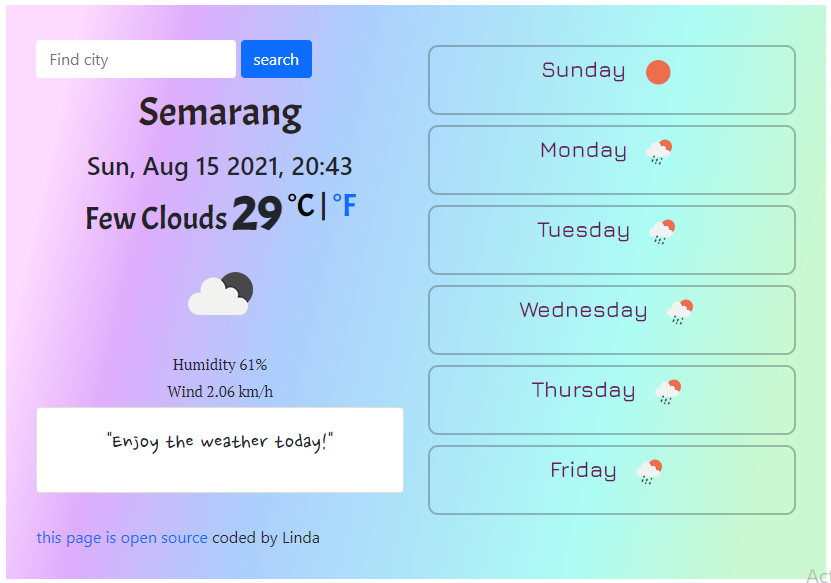 Weather Project